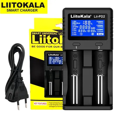 LiitoKala Lii-PD2 Lii-PD4 Lii-S6 Lii500 battery Charger for 18650 26650 21700 18350 AA AAA
