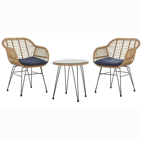 Alder & Ore Alemany Outdoor 3 Pcs Lounge Chair Set