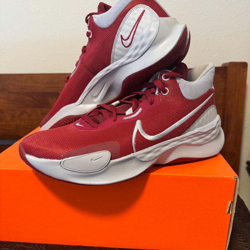 Nike Shoes | Final Sale!!! Nike Nike Renew Elevate 3 Basketball Shoes(Men) | Color: Gray/Red | Size: Various