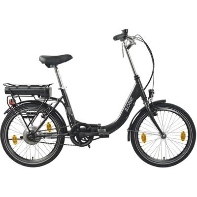 E-Bike LLOBE "Elektro Faltrad 20" Pure anthrazit" Gr. 43, grau (anthrazit), E-Bikes, 43cm, 20 Zoll (50,80cm)