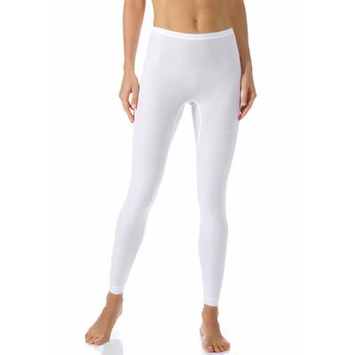 Leggings MEY "NOBLESSE", Damen, Gr. 46, N-Gr, weiß, Feinripp, Obermaterial: 100% Baumwolle, casual, eng lang, Hosen, Ohne auftragende Seitennähte Image