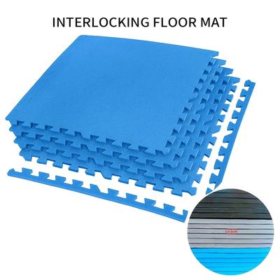 TEMU 4-16pcs Set Pool Floor Protection Mat Padding Pool Tiles Mat 60x60cm Image