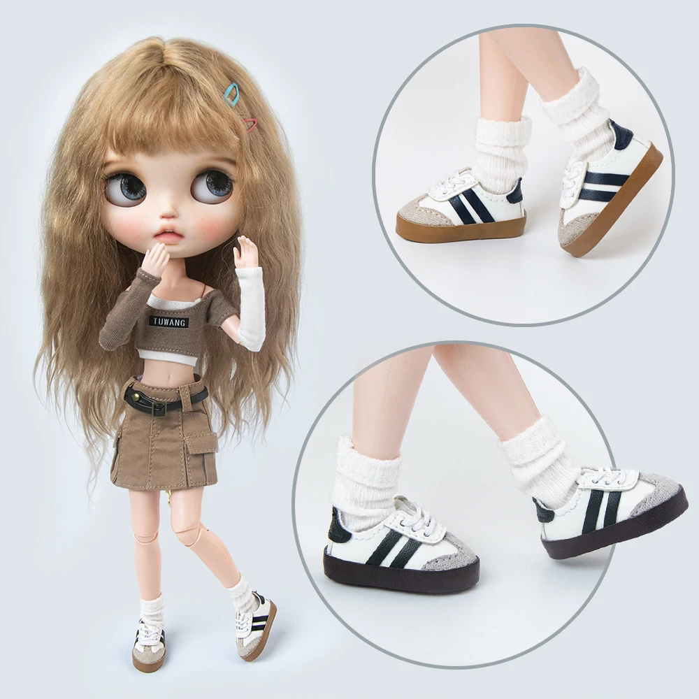 Blyth-Schuhe, Sportbrettschuhe, Trainings-Sneaker, modische Freizeitschuhe für Ymy Licca Azones Ob22 24 27, Puppenzubehör