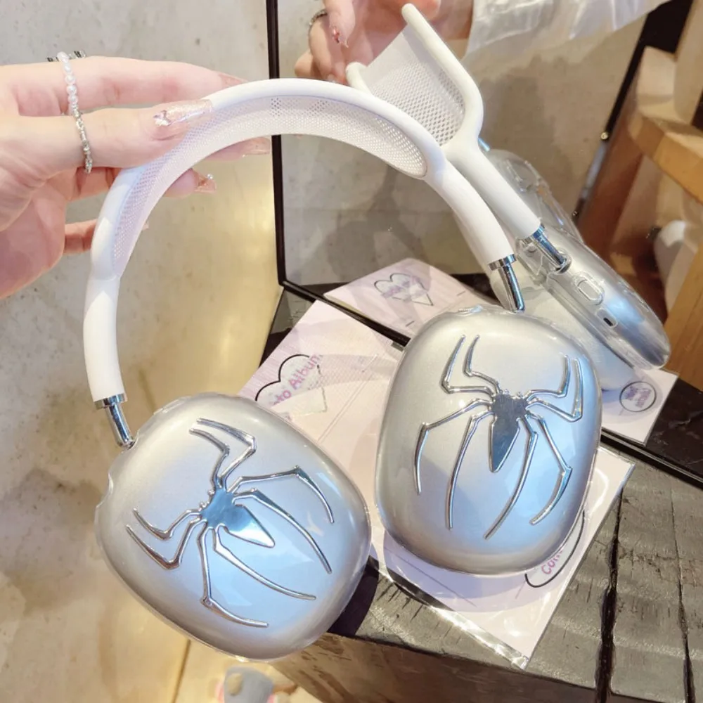 Spinne Cartoon Abdeckung Für AirPods Max Fall Weiche IMD Kopfhörer Fällen Für Apple AirPods Max Coque Bluetoothn Kopfhörer Zubehör Image
