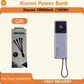 Originale Xiaomi 165W Power Bank 10000 PB1165MI Cavo USB C integrato Display a LED Caricatore portatile per Xiaomi 14 Pro e imballaggio