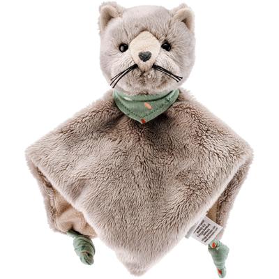 Schmusetuch STERNTALER "Katze Lilly, S", Baby, grau, Polyester, Polyester, Schnuffeltücher Image