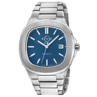 GV2 Automatic Herrenuhr Potente Schweizer Automatikuhr mit blauem Zifferblatt und 316L Edelstahlarmband Image