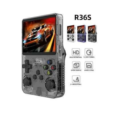 Open Source R36S Retro Handheld Console Linux System 3.5 Inch IPS Screen Portable Pocket Video