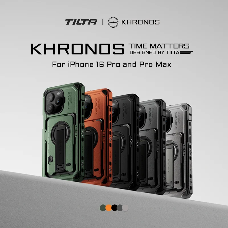 TILTA Khronos Cage Kit für iPhone 16 Pro/Pro max Kit iPhone mit magnetischer Kartenhülle Image