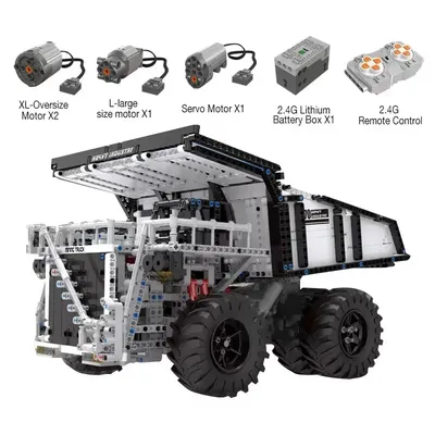 MOULD KING 13170 APP RC High-Tech Auto Die MOC 29973 Bergbau Lkw T284 Auto Modell Bausteine ziegel Kinder Weihnachten Spielzeug Geschenke Image