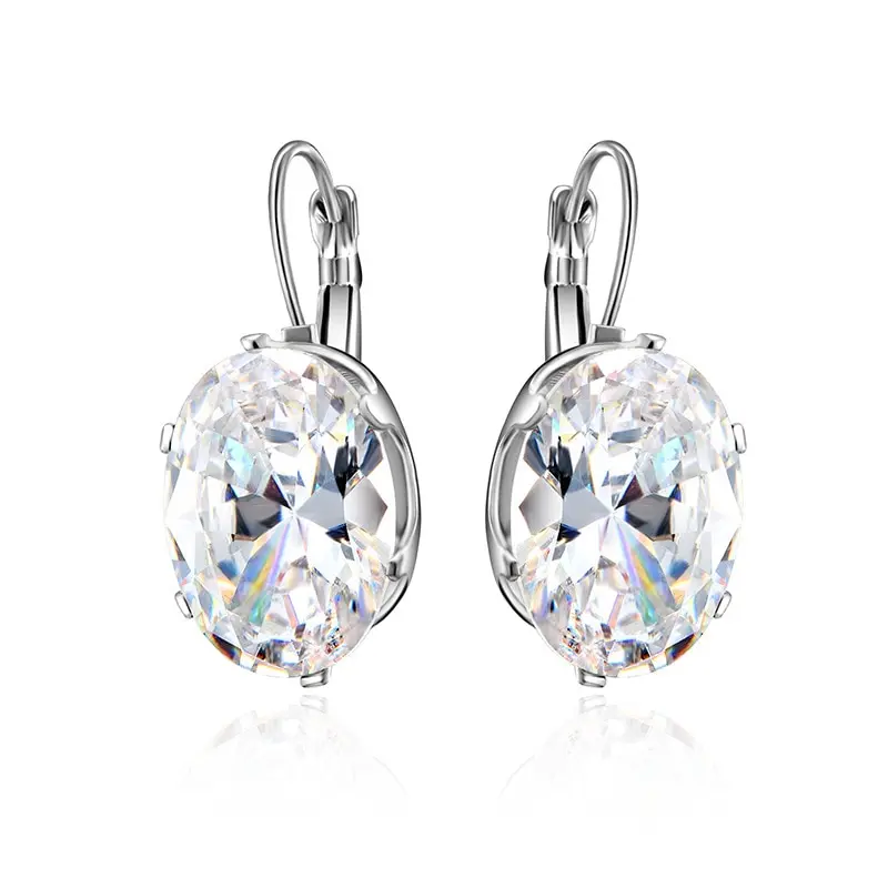 Kreuz-Grenze Neue frauen Große Diamant Zirkon Ohrringe Amazon AliExpress Kreuz-Grenze E-Commerce Heißer Verkauf neue ProductColor @ @ P