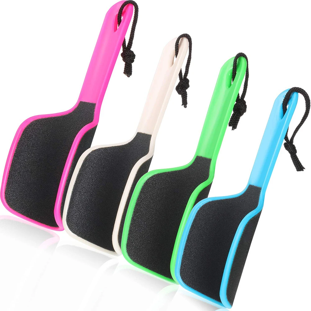 U-förmige gebogene Fußfeile, Fuß-Hornhautentferner, doppelseitige kolossale Fußraspel, Hornhautentferner, Körnung, Peeling, entfernt abgestorbene Haut Image