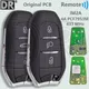 Chiave telecomando per auto di prossimità DR IM2A PCB originale ID4A PCF7953M 433 MHz 98123974 ZD Per Peugeot 2008 308 508 5008 Citroen C3 C4 C5