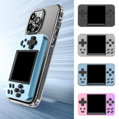 Q88 Handheld Game Console Support Wireless Charging Game MP4 MP3 Handheld Ips Housing Game Metal