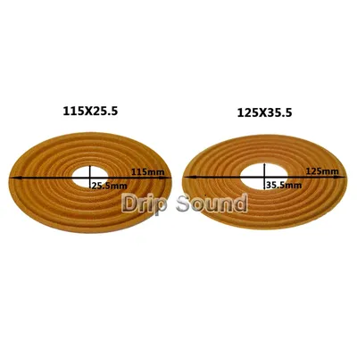 2pcs 115x25.5/125x35.5mm Elastic Wave Loudspeaker Subwoofer Woofer Bass Speaker Repair Spider Damper