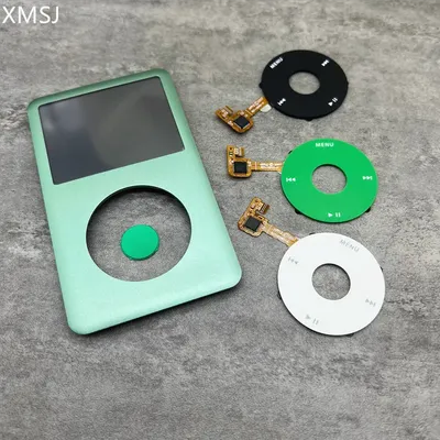 Light Green Front Housing Cover Faceplate Case Multiple Color ClickWheel Center Button for iPod 6th