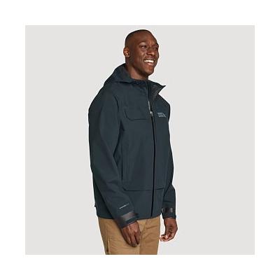 Eddie Bauer Men's South Fork Waterproof Rain Jacket - Grey - Size XXL