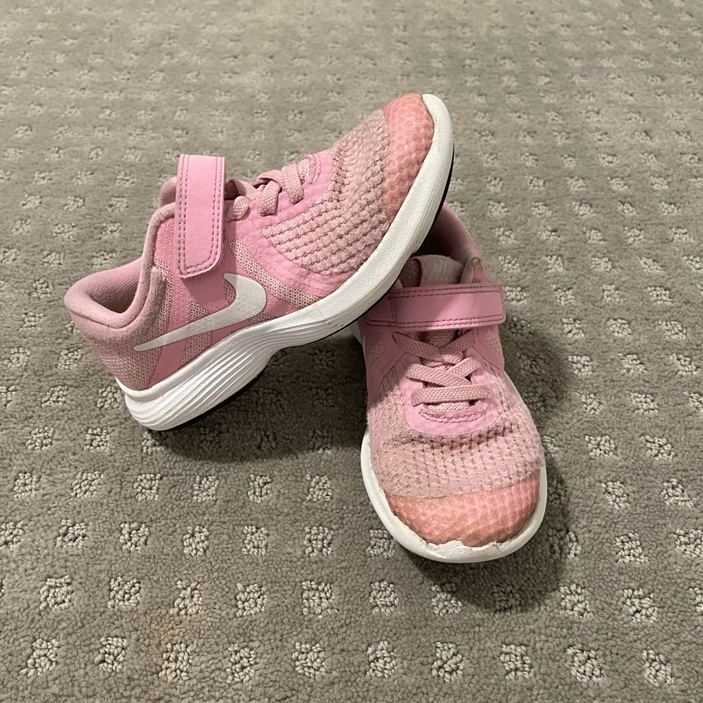 Nike Shoes | Girls Pink Nike Sneakers | Color: Pink/White | Size: 11g