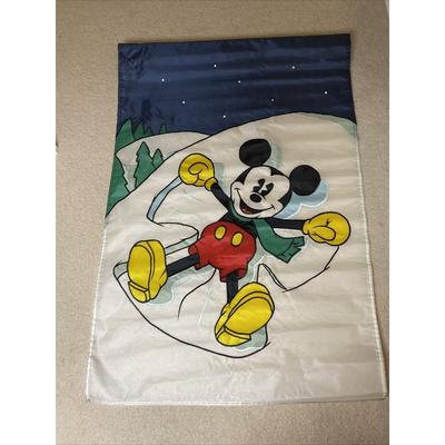 Disney Holiday | Decorative House Flag Mickey Mouse Disney Holiday Christmas Winter | Color: Red/White | Size: Os