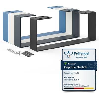 Tischbeine Metall Schwarz 1 Stück Tischkufen/Tischgestell für Couchtisch, Esstisch, Schreibtisch, Image