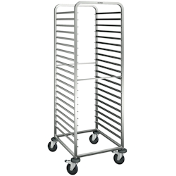 B.PRO RWR 161-20, Regalwagen aus rostfreiem Edelstahl mit stahlverzinkten Rollen, fahrbar Image