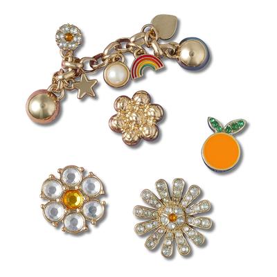 Pack of 5 Everything Nice Gem Mix Jibbitz Charms