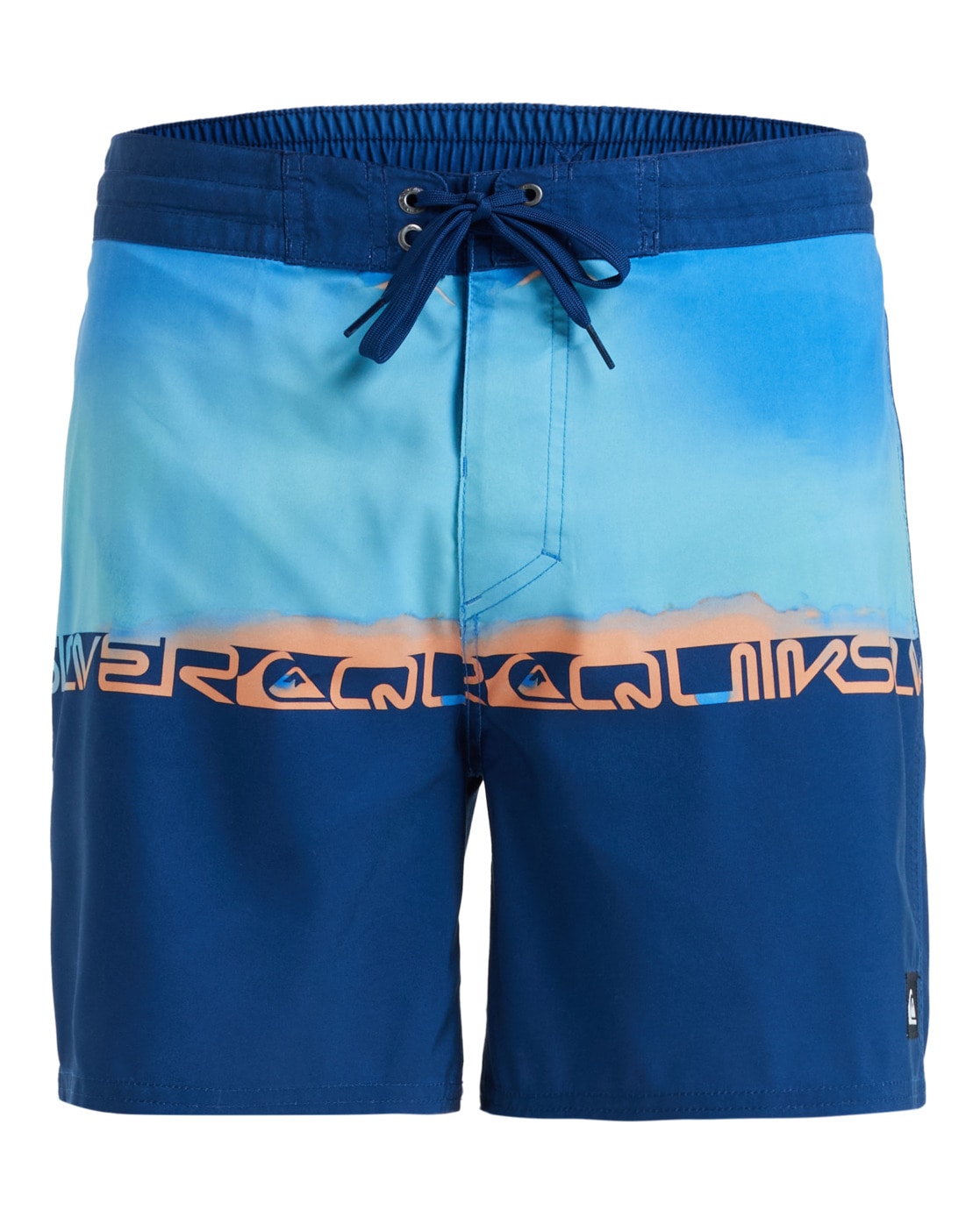 Boardshorts QUIKSILVER "Everyday 16", Herren, Gr. 33ML, blau (nebulas blau wordblock), 100% Polyester, Hosen Image