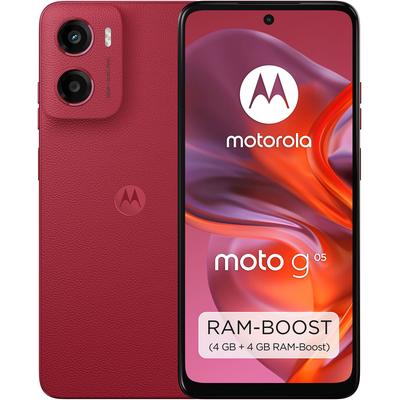 MOTOROLA Smartphone "moto g05", rot (plum rot), 64 GB, Mobiltelefone Image