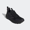 Wanderschuh ADIDAS TERREX "TERREX FREE HIKER 2.0 LOW", Gr. 44,5, schwarz (core schwarz, core schwarz, grau four), Synthetik, Textil, sportlich, Schuhe