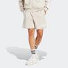 Shorts ADIDAS SPORTSWEAR "M LIN SJ SHO", Herren, Gr. S, N-Gr, grau (wonder aluminium, weiß), Obermaterial: 74% Baumwolle, 26% Polyester, sportlich, Hosen