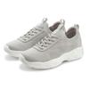 Sneaker LASCANA ACTIVE, Damen, Gr. 42, grau (hellgrau), Obermaterial: 50% Lederimitat, 50% Textilmaterial. Futter: 100% Textilmaterial. Decksohle: 100% Textilmaterial. Laufsohle: 100% Synthetik, unifarben, Mesh, casual, Schuhe Slip-on-Sneaker,...