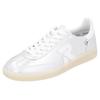 Sneaker RIEKER SPORT "San Diego Swing2GO", Damen, Gr. 44, bunt (silberfarben, weiß), Leder, metallic, sportlich, Schuhe, Retro-Sneaker, Freizeitschuh, Halbschuh mit herausnehmbarem Fußbett