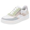 Plateausneaker REMONTE, Damen, Gr. 41, weiß (weiß, pastellfarben), Leder, Lederimitat, sportlich, Schuhe, Freizeitschuh, Halbschuh, Schnürschuh in schmaler Form