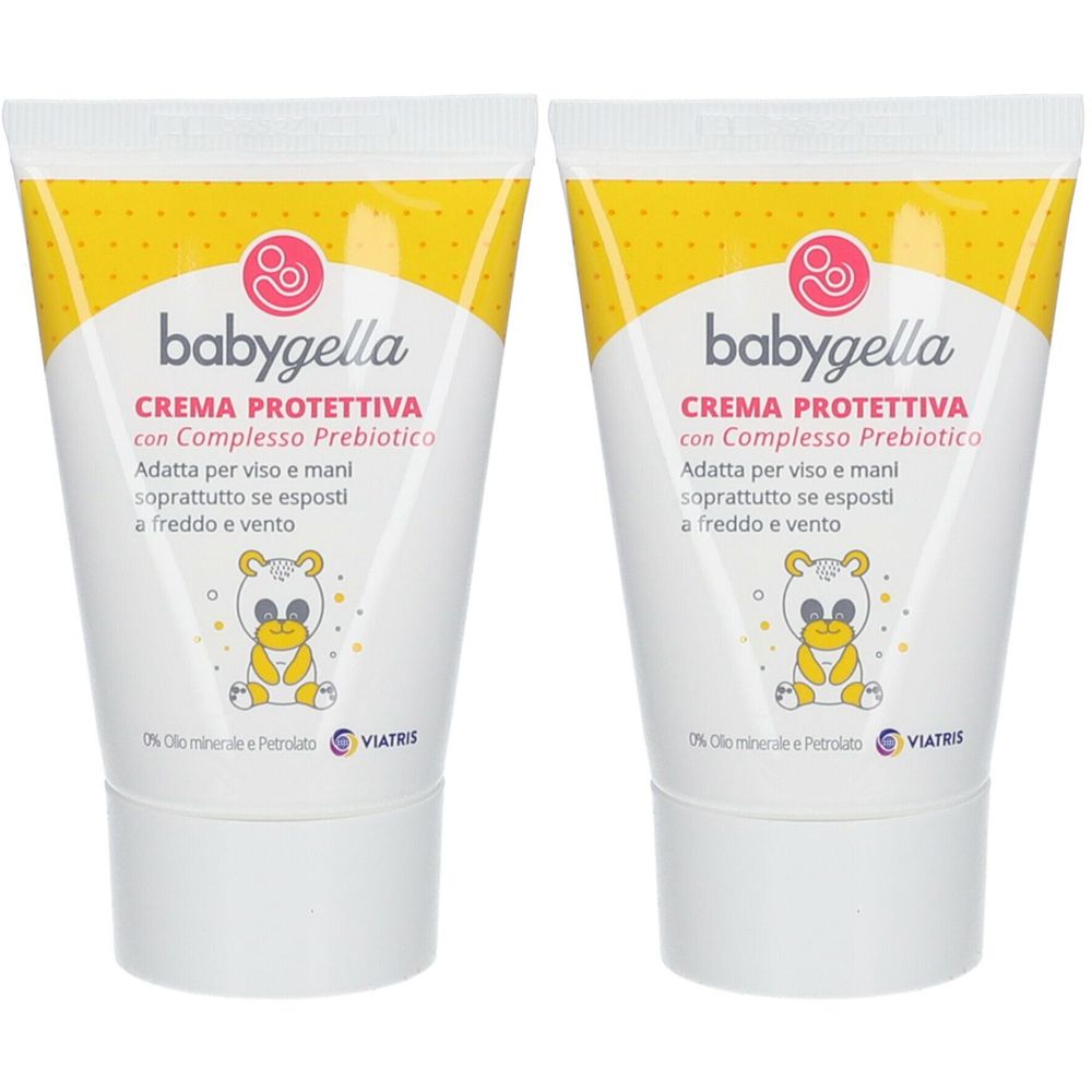 Babygella Crema Protettiva con Complesso Prebiotico 2x50 ml