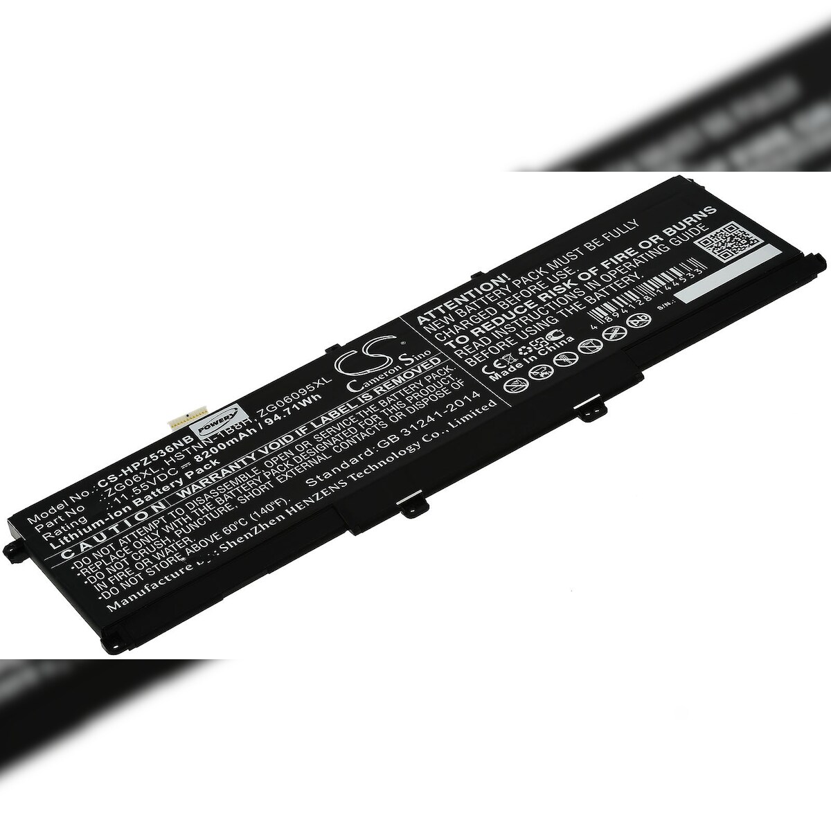 Powery Akku passend für Laptop HP ZBook Studio G5 2ZC51EA / Studio G5 4QH10EA / Typ ZG06XL u.a.