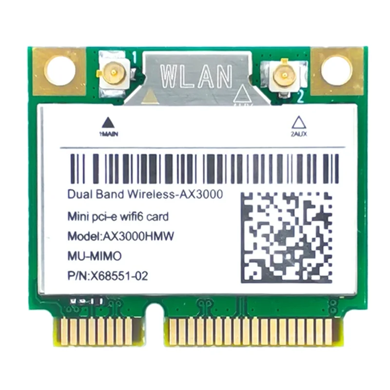 AX200 AX3000HMW Netzwerkkarte Mini PCI-E WiFi 6 Wireless Adapter 2,4G/5G Bluetooth 5.1 WiFi Karte 802.11AX für Win10 Image