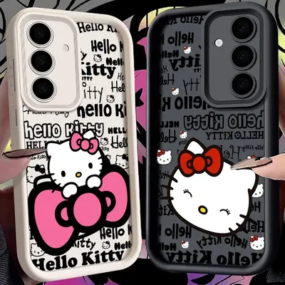 Hello Kitty For Samsung Galaxy S24 Ultra Case S23 S21 S20 Fe S25 Ultra S22 Plus Note 20 S24 FE Case Shockproof Back Phone Cover