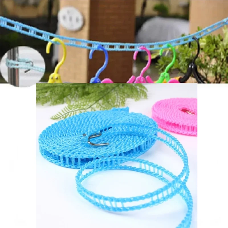 Outdoor-Wäscheleine Nylon rutsch feste Wäscheleine Seil Reise Business Kleidung Schnur Outdoor-Reise Wäscheleine Image