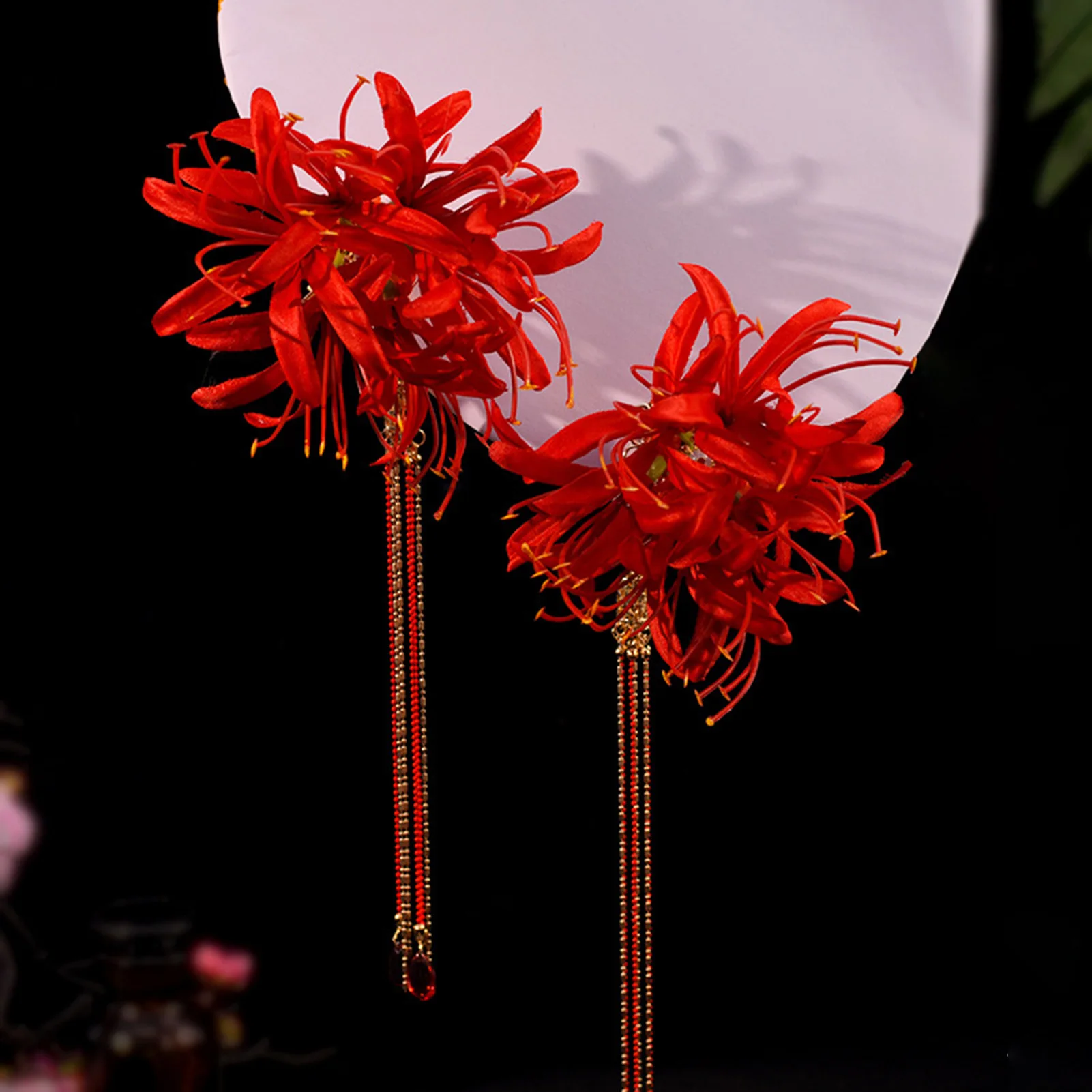 Equinox Blume Clip Haarnadel Chinesischen Stil Retro Kopfbedeckungen Hochzeit Party Zaum Haarnadel DIY Dekoration Zubehör Image
