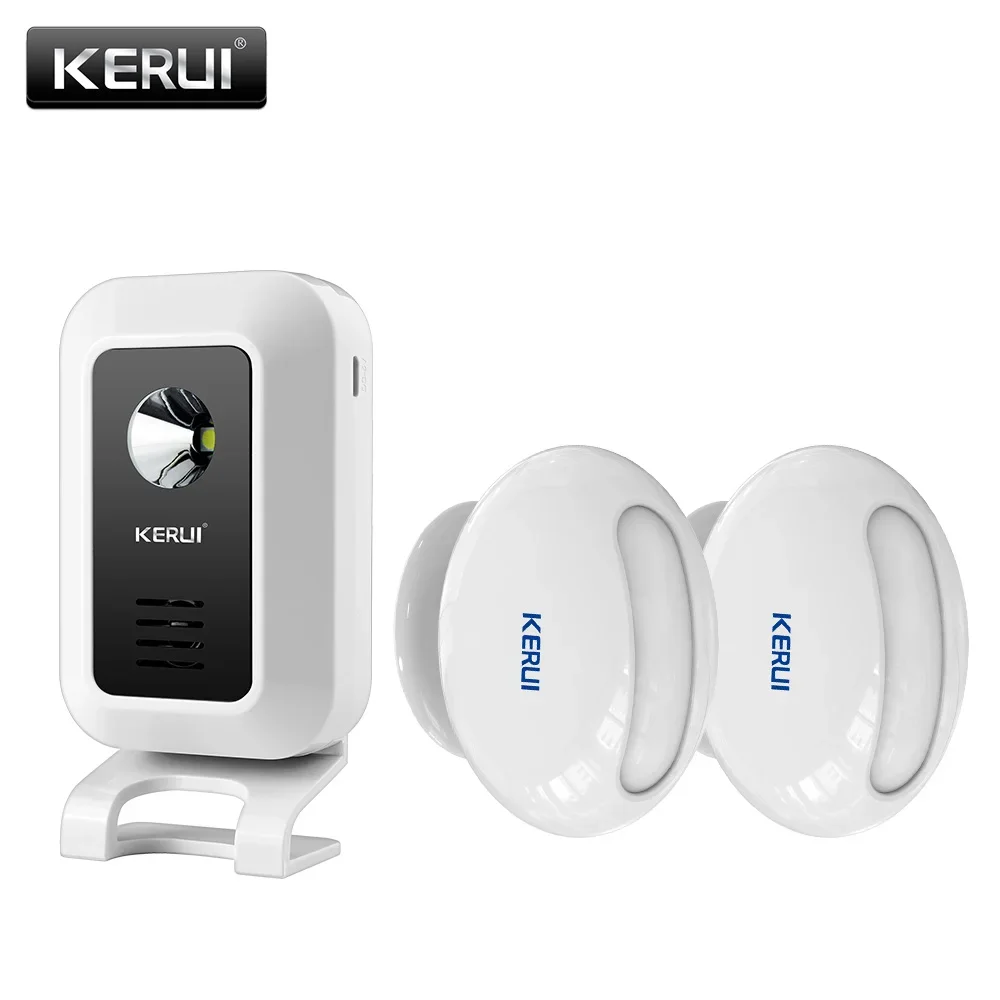 KERUI M7 Willkommen Bewegungsmelder Sicherheitsalarm 32 Songs Türklingel Chime Wireless Smart Home LED Nachtlicht Tür Fenster Laden Shop