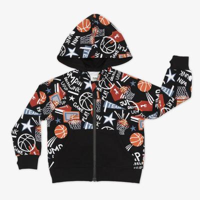 Black Slam Dunk Zip Hoodie - 3T