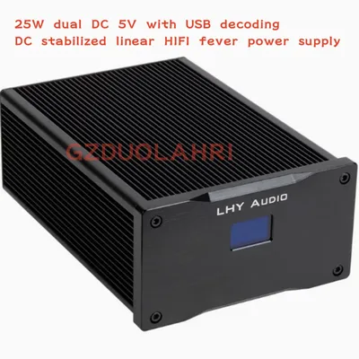 LHY 25W Dual DC DC5V DC9V DC12V DC15V DC18V USB Decoding Routing Interface Audio DC Stabilized