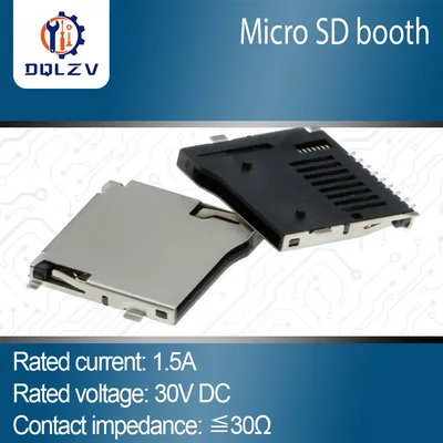 SD Card Socket Adapter Automatic PCB Connector SD card slot connectors,TF card deck, fit for phone,