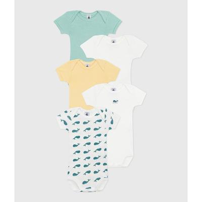 Pack of 5 Bodysuits with Short Sleeves