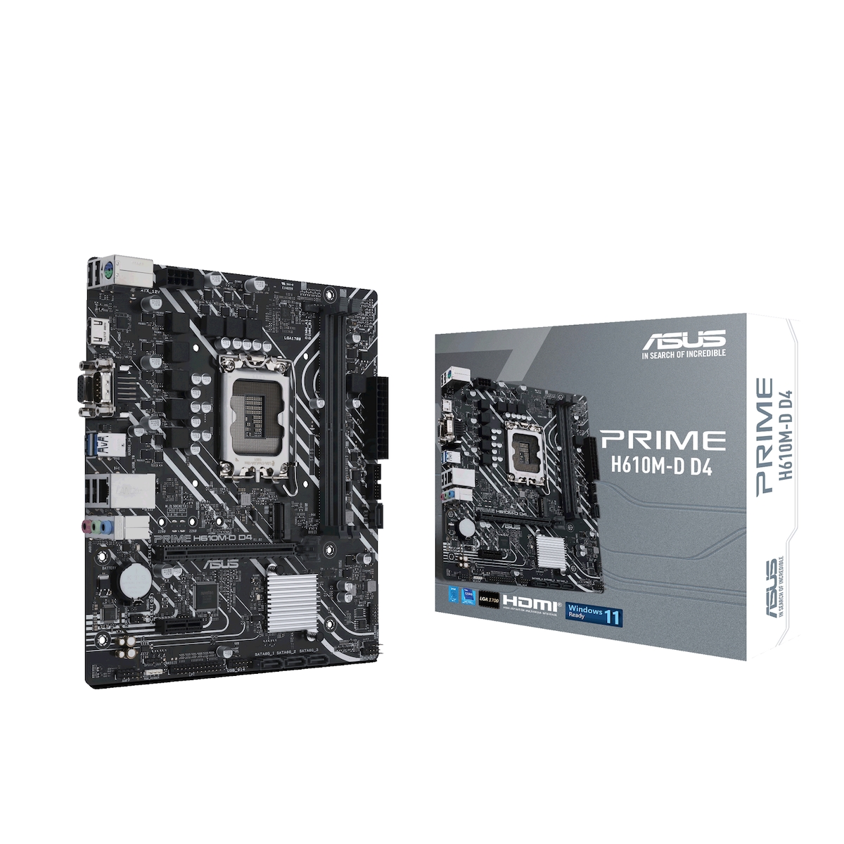 ASUS PRIME H610M-D D4 Gaming Mainboard Sockel Intel LGA 1700 Image