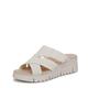 Vionic Women's Sandals Uptown Sunset with Arch Support Ivory UK 7 Wide Fit