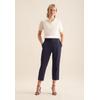 Culotte SEIDENSTICKER "Schwarze Rose", Damen, Gr. 44, Normalgrößen, blau (marineblau), 54% Polyester 44% Wolle 2% Elastan, unifarben, Hosen