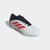Fußballschuh ADIDAS PERFORMANCE "COPA PURE 3 CLUB TF", Gr. 44,5, weiß (cloud weiß, lucid rot, core schwarz), Synthetik, sportlich, Schuhe
