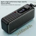 Nuovo SANSUI F60 Anziani Radio FM Ricaricabile Plug in Lettore di altoparlanti a doppia scheda Altoparlante Bluetooth portatile Batteria 3600mAh