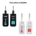 Sistema per chitarra wireless 2.4G Ricevitore trasmettitore per chitarra plug play ricaricabile Trasmissione in tempo reale per basso elettrico